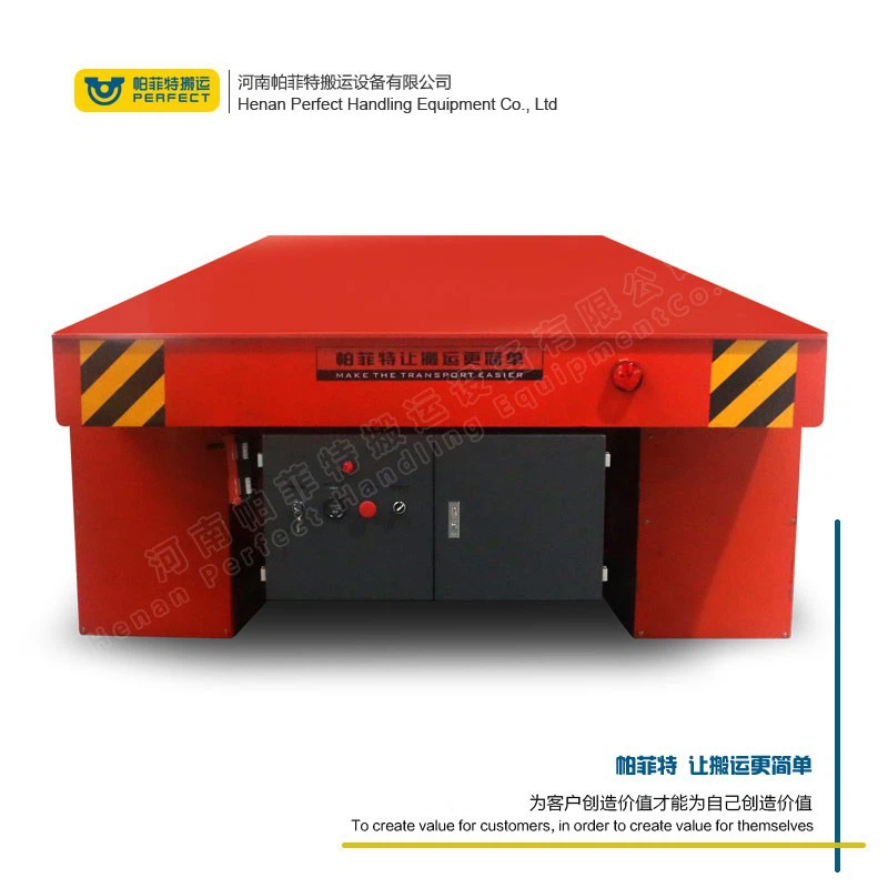 Battery Operated Die Rail Transfer Cart Precast Concrete Workshop Using Trolley best