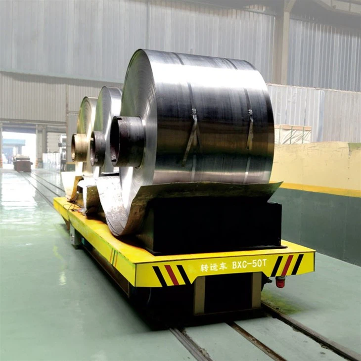 Coil Handling Transfer Cart For Steel Coil Transport